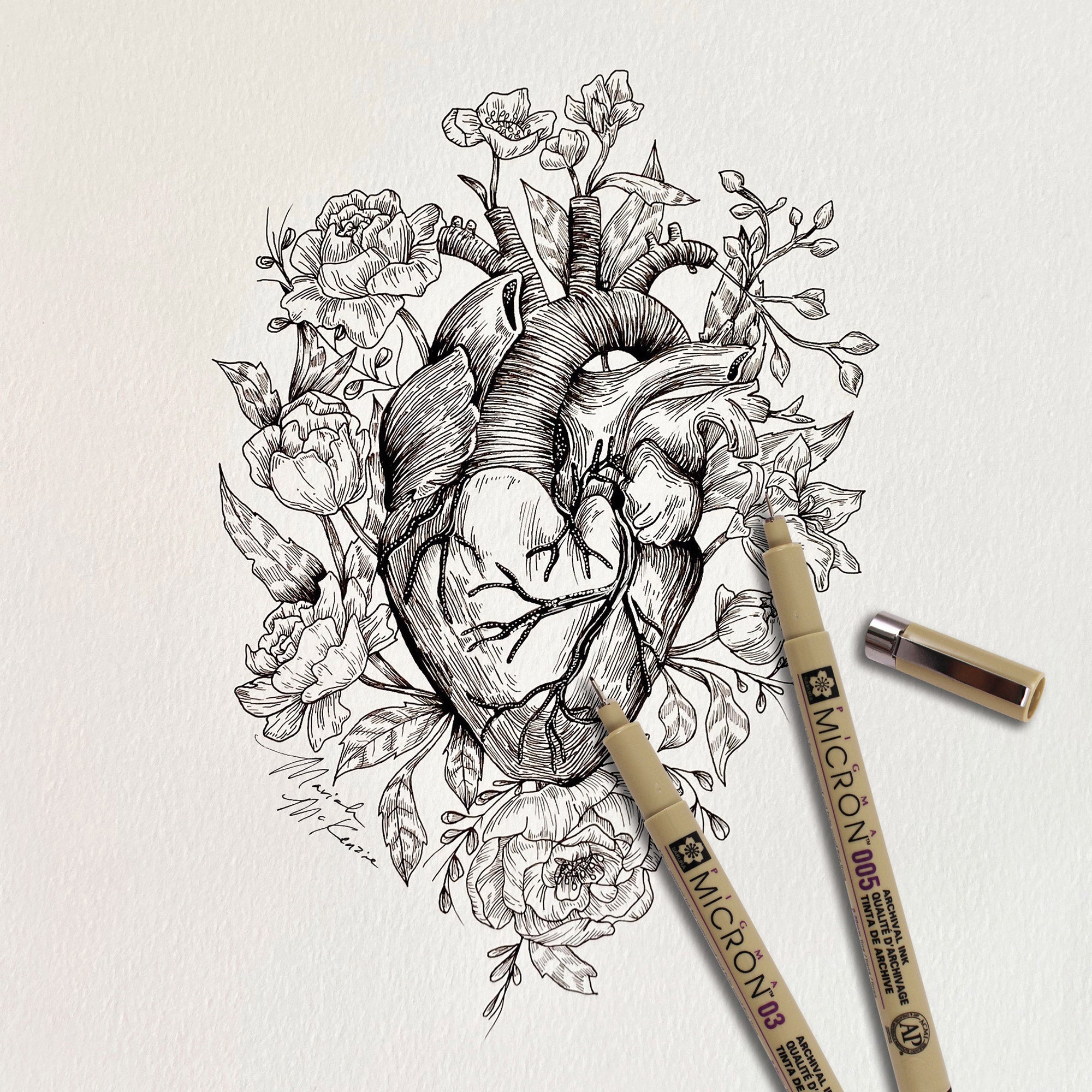 m♡ Chuck Taylor All Star Rose Cross Stitch High Top | Converse