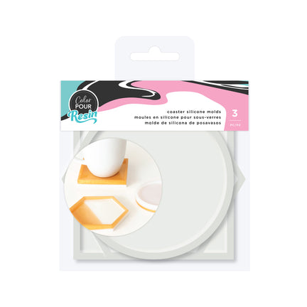 3-Pack Silicone Moulds - Coasters