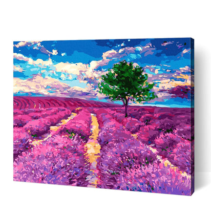 Paint by Numbers Kit - "Lavender Fields of Provence"