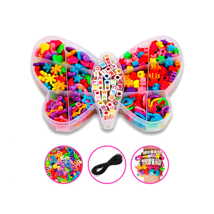 400-Pack Assorted Coloured Beads 