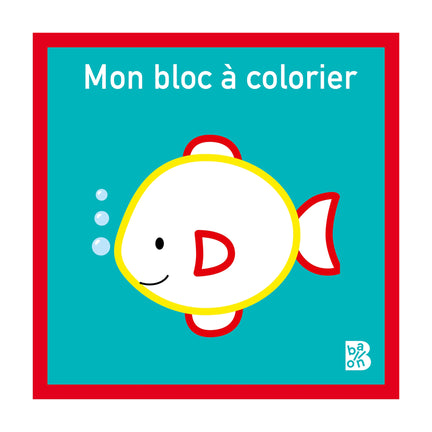 Mini bloc à colorier - French Ed.