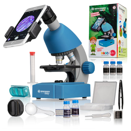 Junior Microscope - Blue, 40x-640x        
