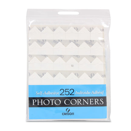 Canson Self Adhesive Photo Corners Black 252