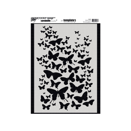 A4 Stencil – A Butterfly Flight