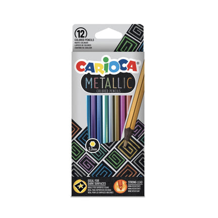 12-Pack Coloured Pencils - Metallic