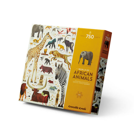 750-Piece Puzzle - "World of African Animals"