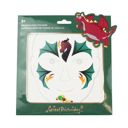 Face Stickers - Dragon