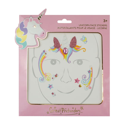 Face Stickers - Unicorn Fairy