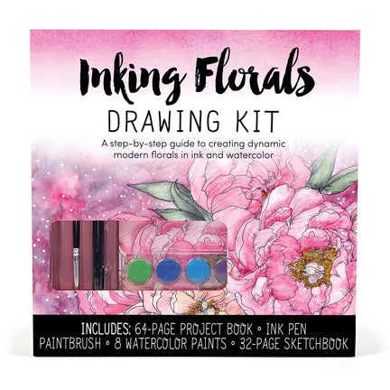 Inking Florals Drawing Kit