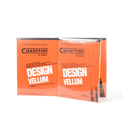 Clearprint Vellum Pad - 24 lb - 50 Sheets 11 x 14 Inches