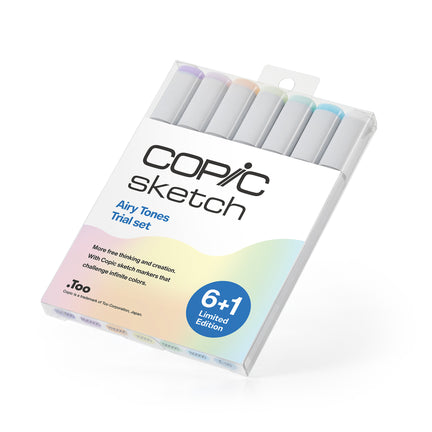 7-Pack Copic Sketch Markers - Airy Tones
