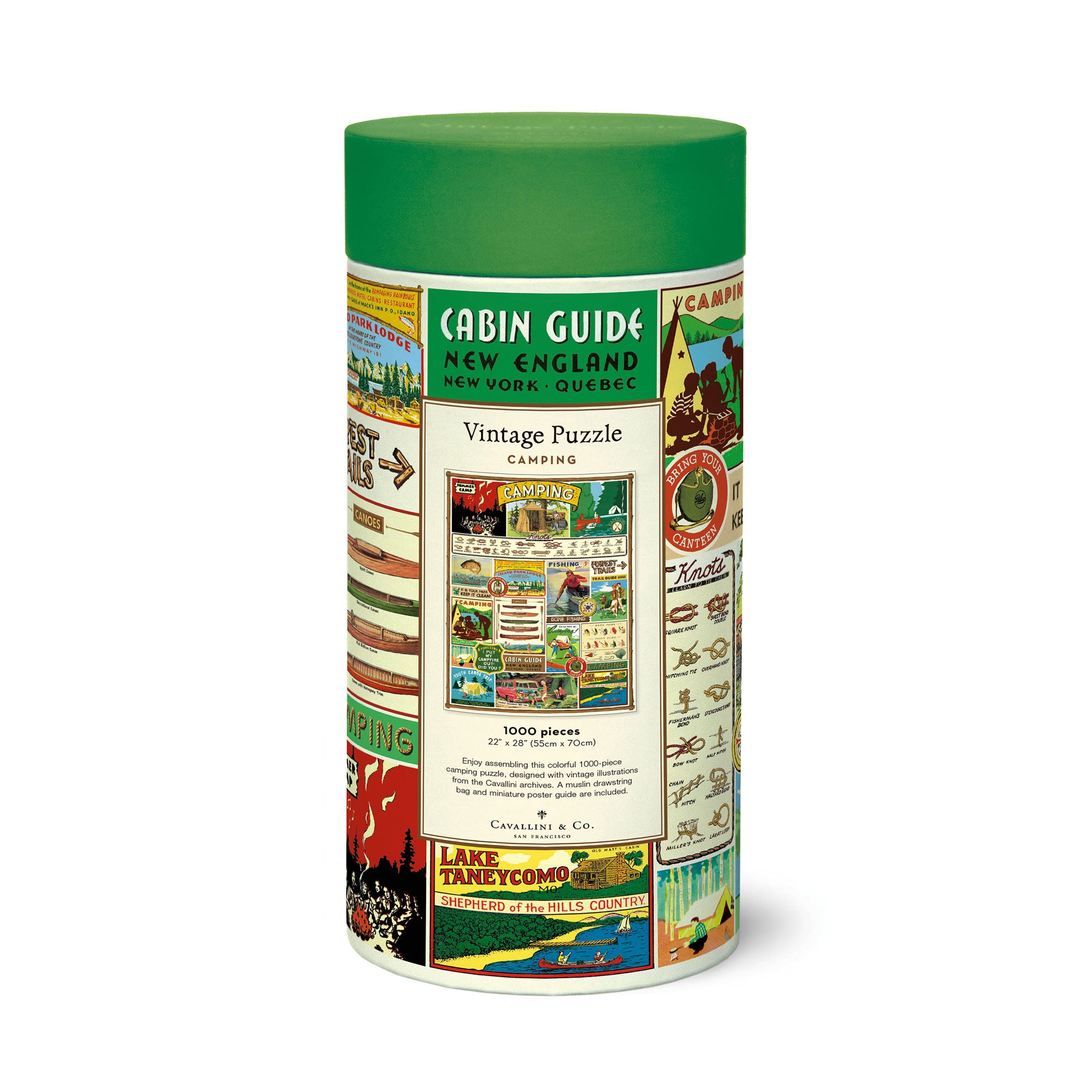 1,000Piece Vintage Puzzle "Camping" &VerticalLine; DeSerres