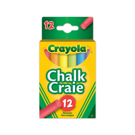 12-Pack Multi-Coloured Chalk