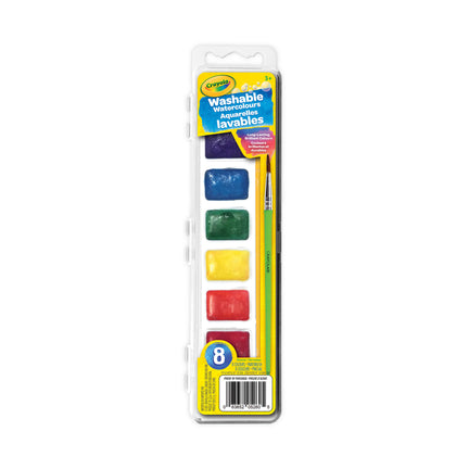 8-Colour Washable Watercolour Set