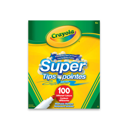 100-Pack Super Tips Washable Markers