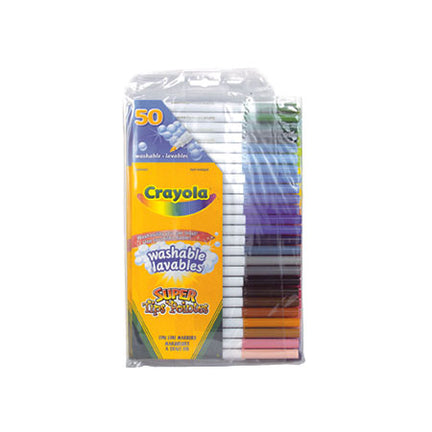 50 Washable Super Tips markers