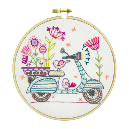 Embroidery Kit - Scooter