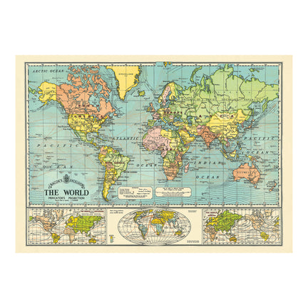 Decorative Wrap - World Map 6
