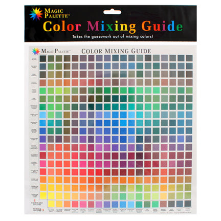Magic Palette color mixing guide