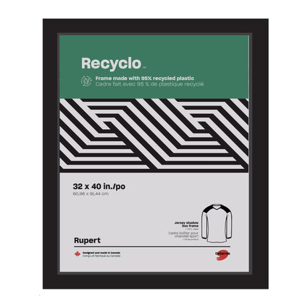 Recyclo™ Rupert Shadowbox Frame - Black, 32 x 40 in