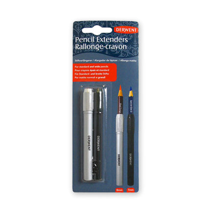 2 Derwent pencil extenders