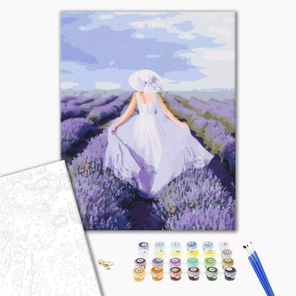 Paint by Numbers Kit - "Lavender Lightness"