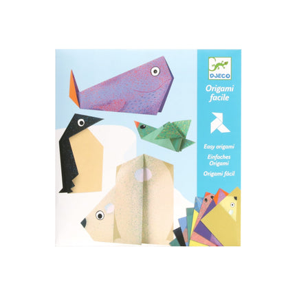 Easy Origami — Polar Animals, 16 Sheets