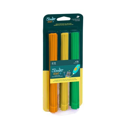 Start + Plastic Pack - Orange, Yellow & Green