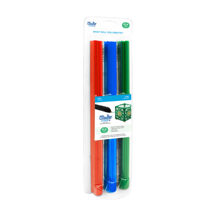 Create + Plastic Pack - Red, Blue & Green
