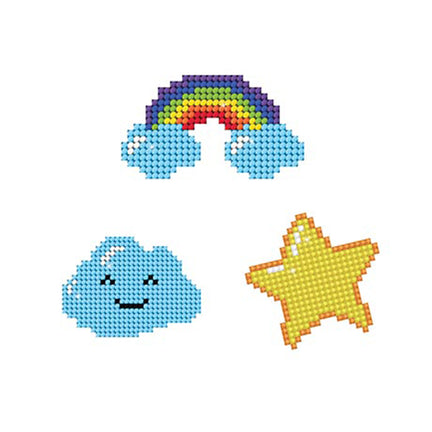 3-Pack DOTZIES Stickers - Sky