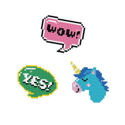 3-Pack DOTZIES Stickers - Wow