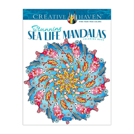 Stunning Sea Life Mandalas Colouring Book