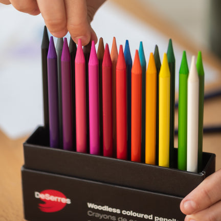 24 Pièces/set Crayons De Couleur Pour Coloriage Adulte, Mine