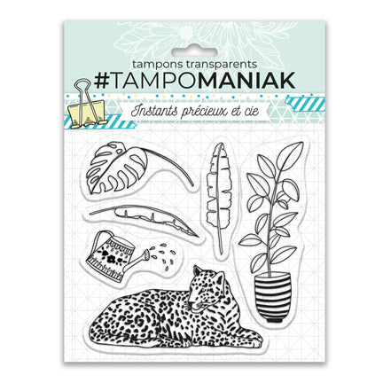 Transparent Stamps - Princesse de la jungle, French Ed.