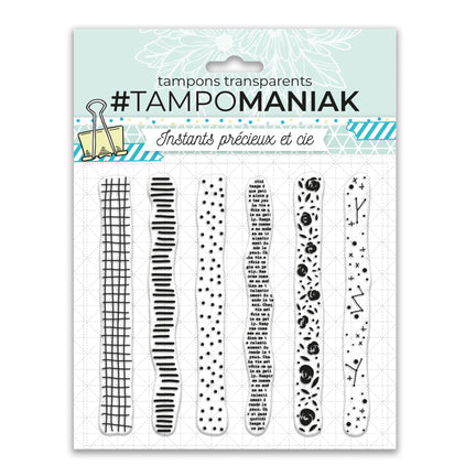 Transparent Stamps - Masking tape déco, French Ed.
