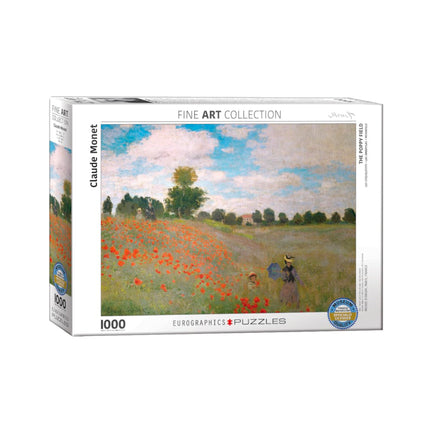 1,000-Piece Puzzle - "The Poppy Field"