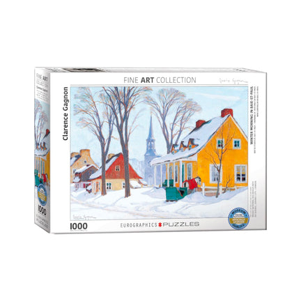 1,000-Piece Puzzle - "Winter Morning in Baie-St-Paul"