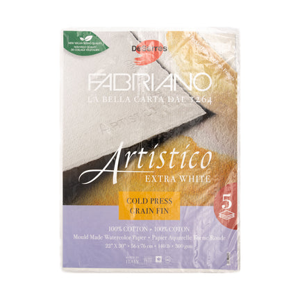 5-Pack Artistico Extra White Sheets