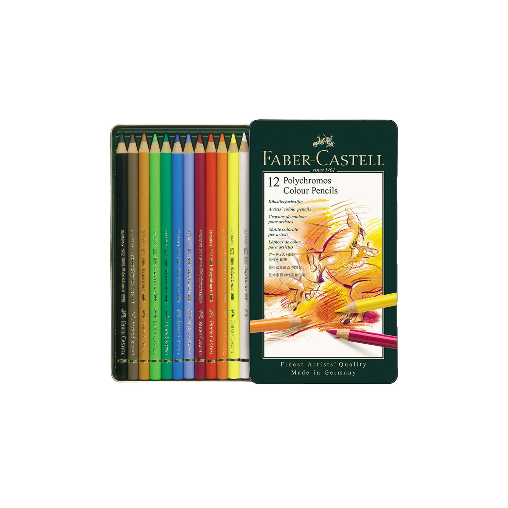 12-Pack Polychromos Coloured Pencils | DeSerres