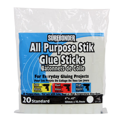 20 all-purpose glue sticks