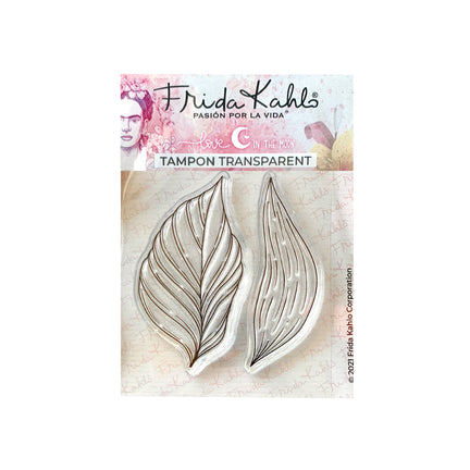 Clear Stamp - Feuilles tropicales 1 (Frida Kahlo), French Ed.
