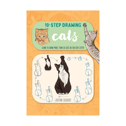 Ten-step drawing cats - English Ed. 