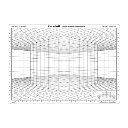 A4 Perspective Grid - Front