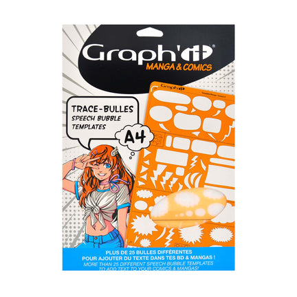 A4 Manga Stencil - A