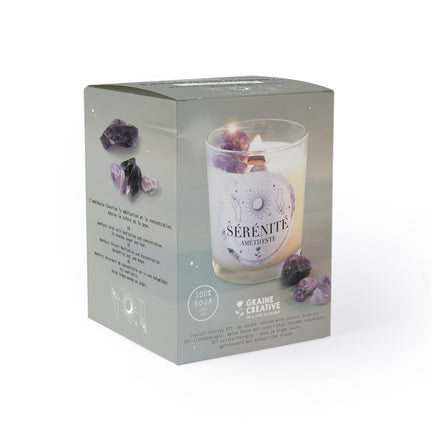 DIY Lithotherapy Candle Kit - Amethyst