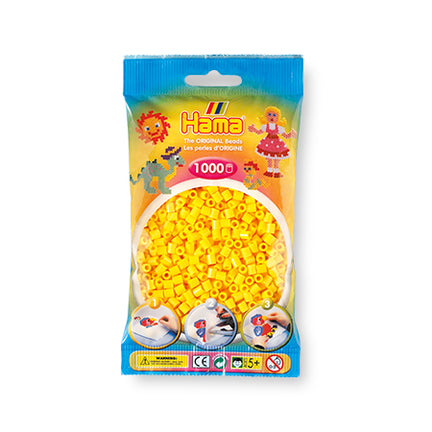 1,000-Pack Hama Midi Beads - Yellow