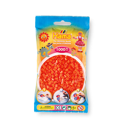 1,000-Pack Hama Midi Beads - Orange