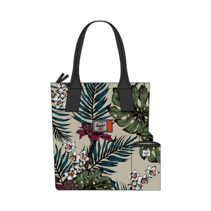 Small Alexander Zip Tote - Tropical Foliage