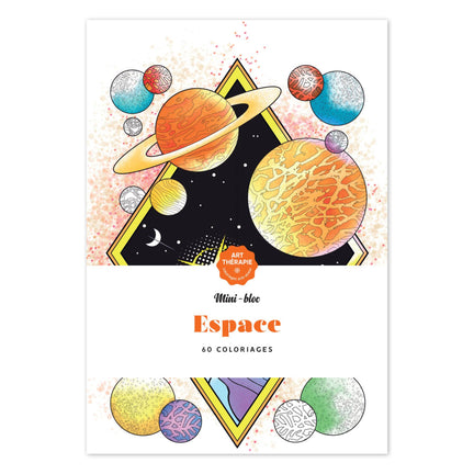 Mini bloc Art Thérapie : Espace - French Ed.
