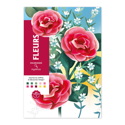 Coloriages : Fleurs - French Ed.